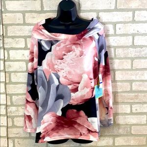 CeCe NWT Floral 🌺 Top Size XL